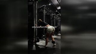 Petite 18yo Virgin Gap Fucked Raw Deadlift Slip
