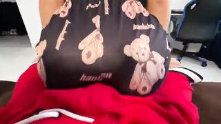 Naughty stepsister humping penis until this chab cum
