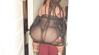 Preggo Midget takes Huge BBC after Date Night