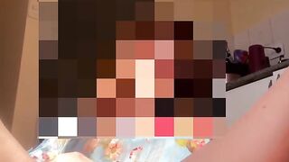 Masturbating in the kitchen during the time that I show you my soles ????????????