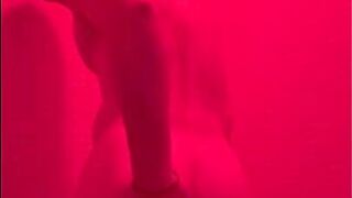 Hot Teen With Huge Ass Showering