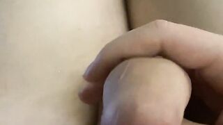 Teen Boy first Time Gooning: Moaning and Trembling Whilst Jerking off Petite Penis