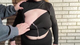 Very hard tit punishment session 1-8