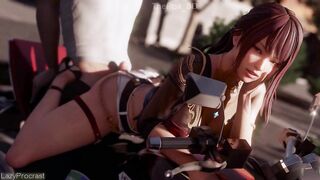 Dead or Alive DOA - Azusa + Koharu Part 1 WM Color Grading (No Sound) By LazyProcrast Animation 3D Manga