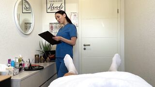 This dude Came Twice On The Massage Table - Handjob & Oral