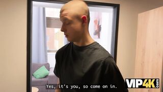 VIP4K. Nikol Raklova helps her Boyfriend make Money