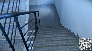 Big Ass Golden-haired picked me up in Elevator and gets banged in Stairwell - was it likewise loud?
