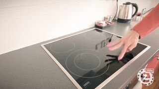 Housewife Joana Intense Blows off the Craftsman
