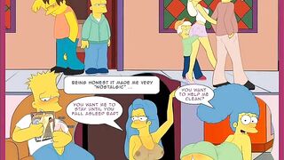 Manga Bart Cachindo Con Sus Hermanas