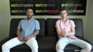 NextDoorCasting - Xavier Cole's first Time Bottom