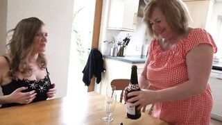 Lily May and Trisha are always in the mood to lick twat and use a huge cucumber