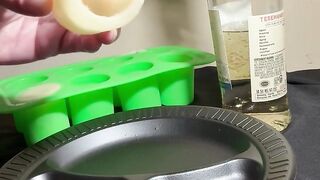 Solid frozen shot glasses made from 100% my own cum, I add tequila and a fresh load of cum and slurp down my own cum!! Bewitching!!!