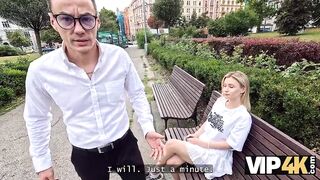 VIP4K. Girlfriend screws stranger in front of her boyfriend