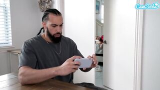 Your Father Is Not Home, Right? Big Breasts Step Mommy Fucks Lustful Step Son’s BBC