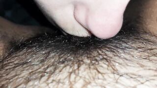My Girlfriend Sucks, Bites, Sucks, Licks My Hairy Pussy