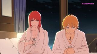 Sex At Hotel With Makima - Cartoon Uncensored