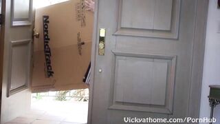 Nordic Track!! Busty Babes Vicky Vette Maggie Green first Lesbian Vid!