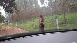 Risky masturbation in public!