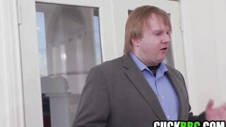 Pathetic Cuckold Watch Wife Team-screwed By Big Black Cocks