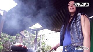 Hawt Lalin cutie Lola Puentes Facialized After Steamy Bang with Stranger - CARNE DEL MERCADO