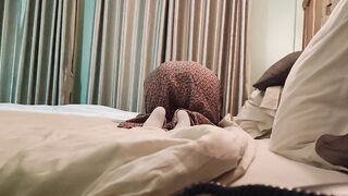 Sneaking sex with my neighbor wife at hotel