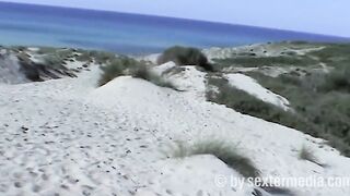 Teen Sabrina Shows Herself Revealing on the Nudist Beach