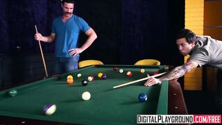 Pool Shark- Holly Hendrix takes to sticks