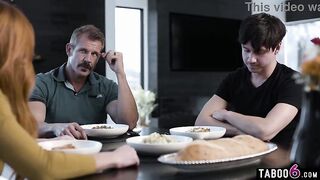 Stepson is gay but tries to hide it from stepparents by bringing over a teen angel