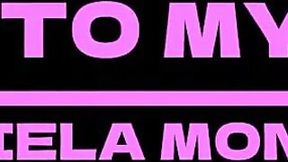 Big ejaculation of a lewd Spanish trans cutie in black high-heeled boots