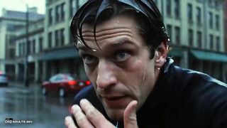 [AI-generated] Future Rave Mud Run in South Bronx - AI Angels Racing Almost Bare with Bouncing Titties Getting Immodest in Rainy Streets