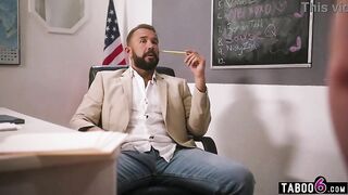 Computer science teacher pounds two 18yo teens in his classroom