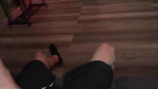 Sexy brunette stepsister ends up getting drilled by her built stepbrother whilst thinking it's VR