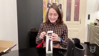 Mari Galore Unboxes a Fucking Machine with Her Boyfriend