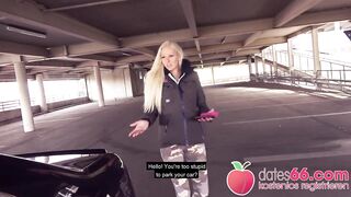 NASTY! Golden-haired Web camera Angel gets screwed on a park deck! Dates66