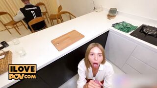 Forbidden Pleasure Behind the Counter with CaliforniaBabe