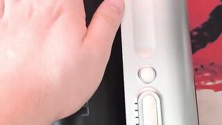 I'm trying out my recent Lovense Solace Pro! Anal penetration with a knob-sock.