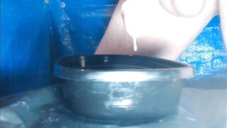 Messy Spunk fountain Compilation from my livestream web camera