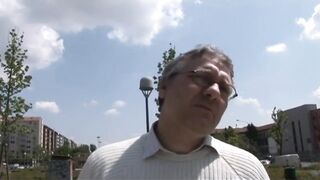 Blameless stepfather caresses involve in a hard fuck