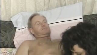 Unshaved haired whore with enormous bombs enjoys screwing from the ass