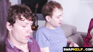 Lustful Step Mommys Keep the Boyz for Their Own Fun - Swapmilf