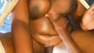 Insane moaning auntie can’t handle rod