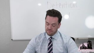 Bad beauty gets punished by hot teacher