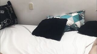 I make a movie scene with my girlfriend screwing her friend and me.