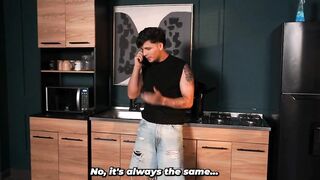 Step-mom with big tits knows how to keep her stepson glad