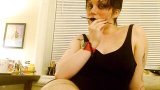Painted Whore Eats Aphrodesiac Then Ruins Its Makeup-Unedited