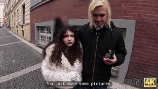 HUNT4K. Corpulent 18-year-old cheats for Cash