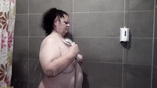 Unsightly Obese Mature Rough three-some Fist Fucked