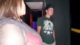 Having sex in the aquarium with a hot married woman.