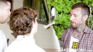 NAKEDSWORD Missionary Eddie Patrick Forgets Word Of God For Masculine Jasons Shlong