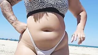 I left he with a hard-on on the beach; just imagining being inside him made me soaked.